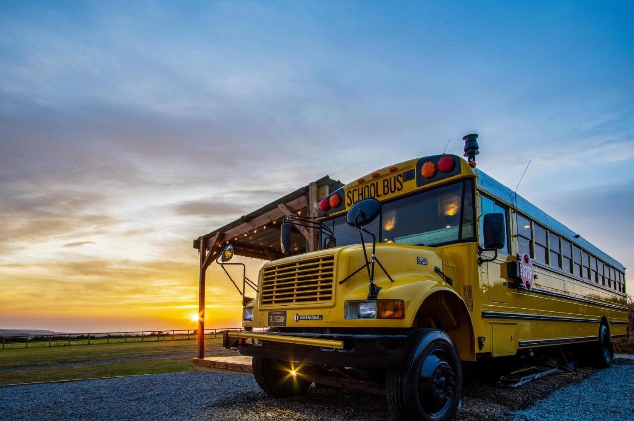 American School Bus - 1 Bedroom - Blossom Farm - Tiers Cross Johnston Экстерьер фото
